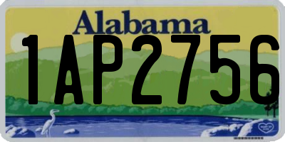 AL license plate 1AP2756
