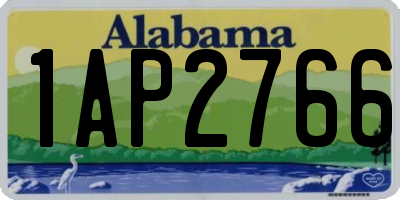 AL license plate 1AP2766