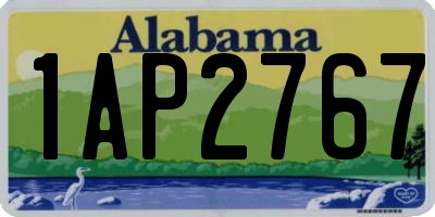 AL license plate 1AP2767