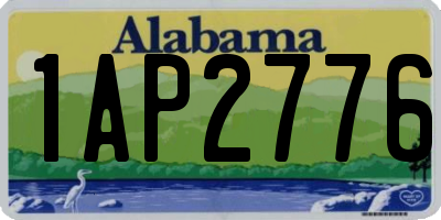 AL license plate 1AP2776
