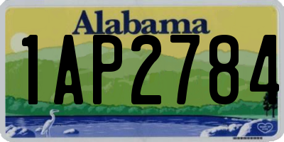 AL license plate 1AP2784