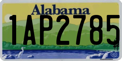 AL license plate 1AP2785