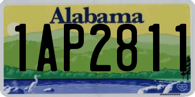 AL license plate 1AP2811