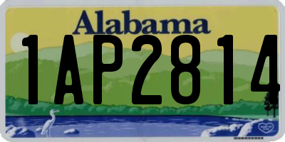 AL license plate 1AP2814