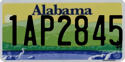 AL license plate 1AP2845