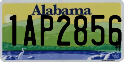 AL license plate 1AP2856