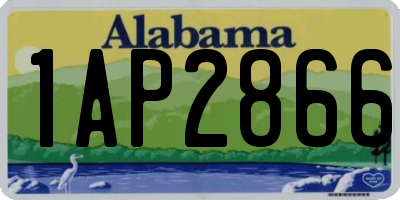 AL license plate 1AP2866