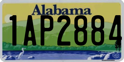 AL license plate 1AP2884