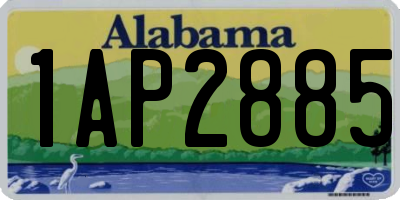 AL license plate 1AP2885