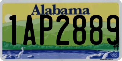 AL license plate 1AP2889