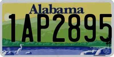 AL license plate 1AP2895
