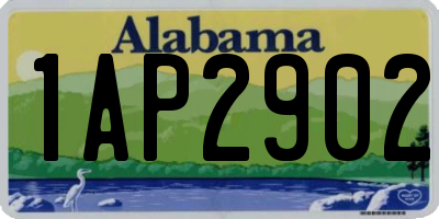 AL license plate 1AP2902