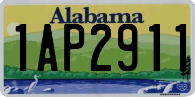 AL license plate 1AP2911