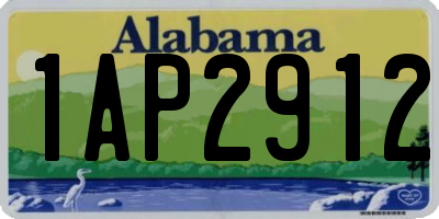 AL license plate 1AP2912