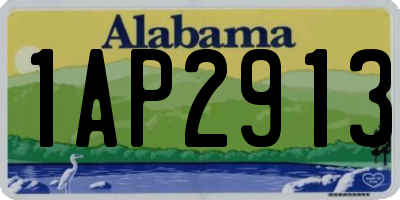 AL license plate 1AP2913