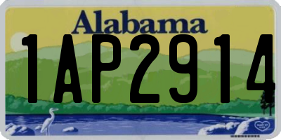 AL license plate 1AP2914