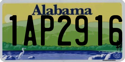 AL license plate 1AP2916