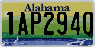 AL license plate 1AP2940