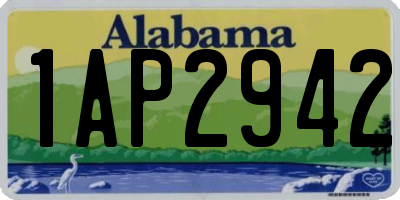 AL license plate 1AP2942