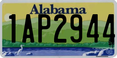 AL license plate 1AP2944