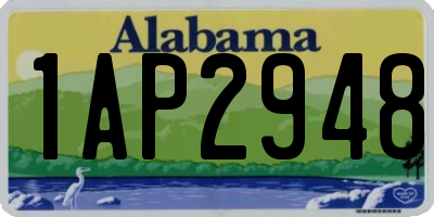 AL license plate 1AP2948