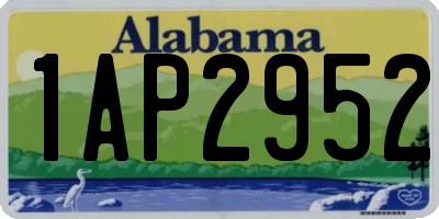 AL license plate 1AP2952
