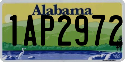 AL license plate 1AP2972