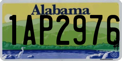 AL license plate 1AP2976