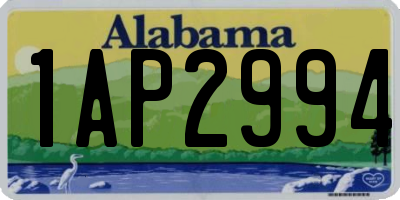 AL license plate 1AP2994