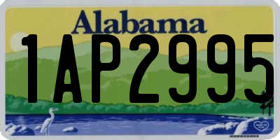AL license plate 1AP2995