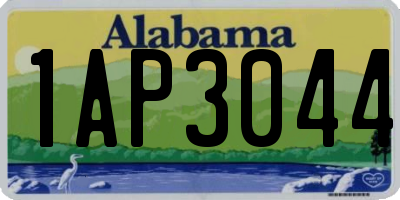 AL license plate 1AP3044