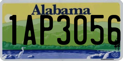 AL license plate 1AP3056
