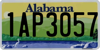 AL license plate 1AP3057