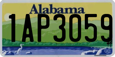 AL license plate 1AP3059