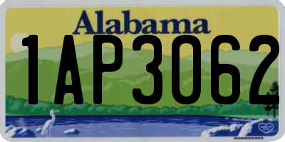 AL license plate 1AP3062