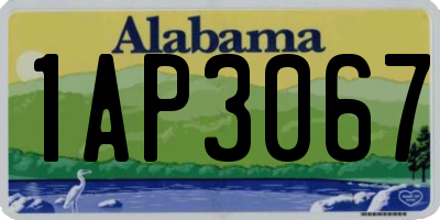 AL license plate 1AP3067