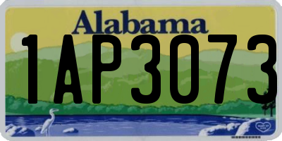 AL license plate 1AP3073