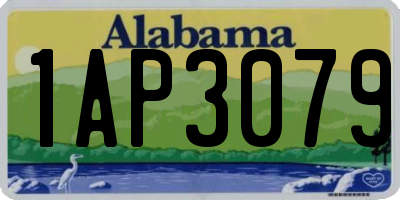 AL license plate 1AP3079