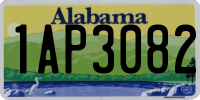 AL license plate 1AP3082