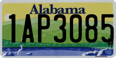 AL license plate 1AP3085