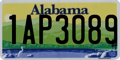 AL license plate 1AP3089