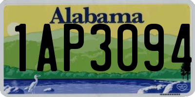 AL license plate 1AP3094