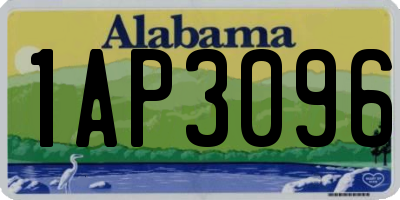 AL license plate 1AP3096