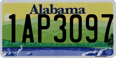 AL license plate 1AP3097