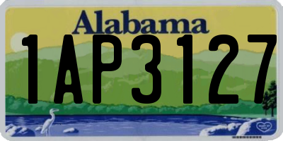 AL license plate 1AP3127