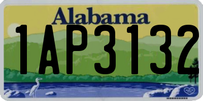AL license plate 1AP3132