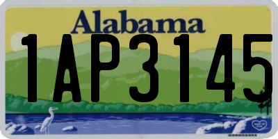 AL license plate 1AP3145