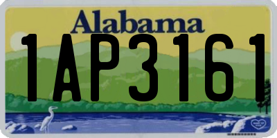 AL license plate 1AP3161