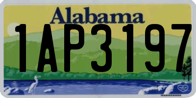 AL license plate 1AP3197