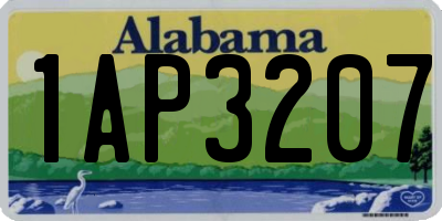 AL license plate 1AP3207